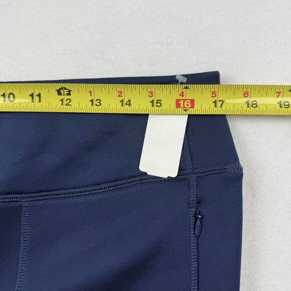 Lands End Women's Straight Leg Navy Fleece Active Pants Size L/P (14-16) NWOT - Picture 7 of 10